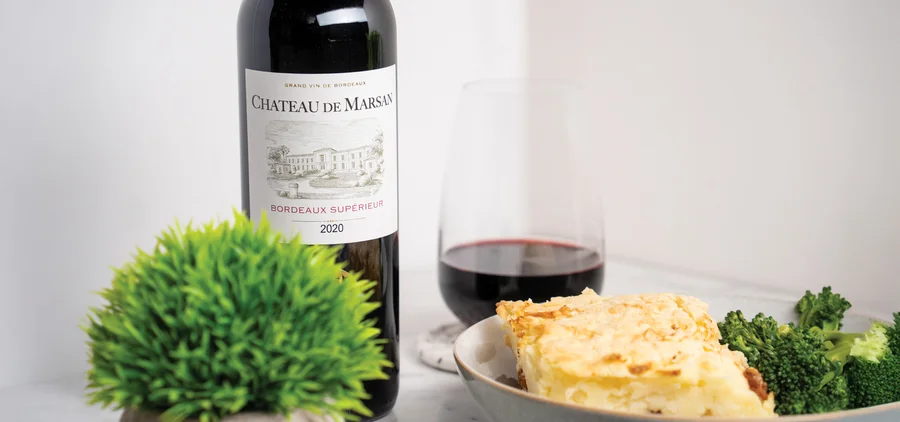 November's Heartwarming Harmony: Cottage Pie & Claret