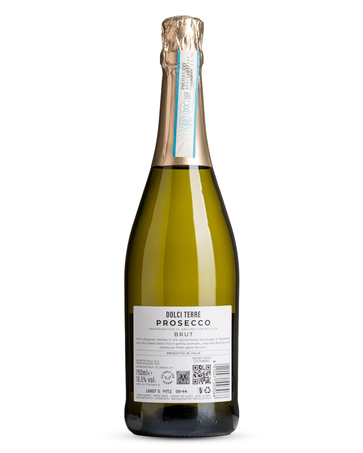Le Dolci Terre Prosecco Spumante NV view 2