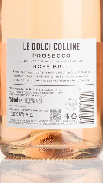 Le Dolci Colline Prosecco Rosé Brut NV view 3