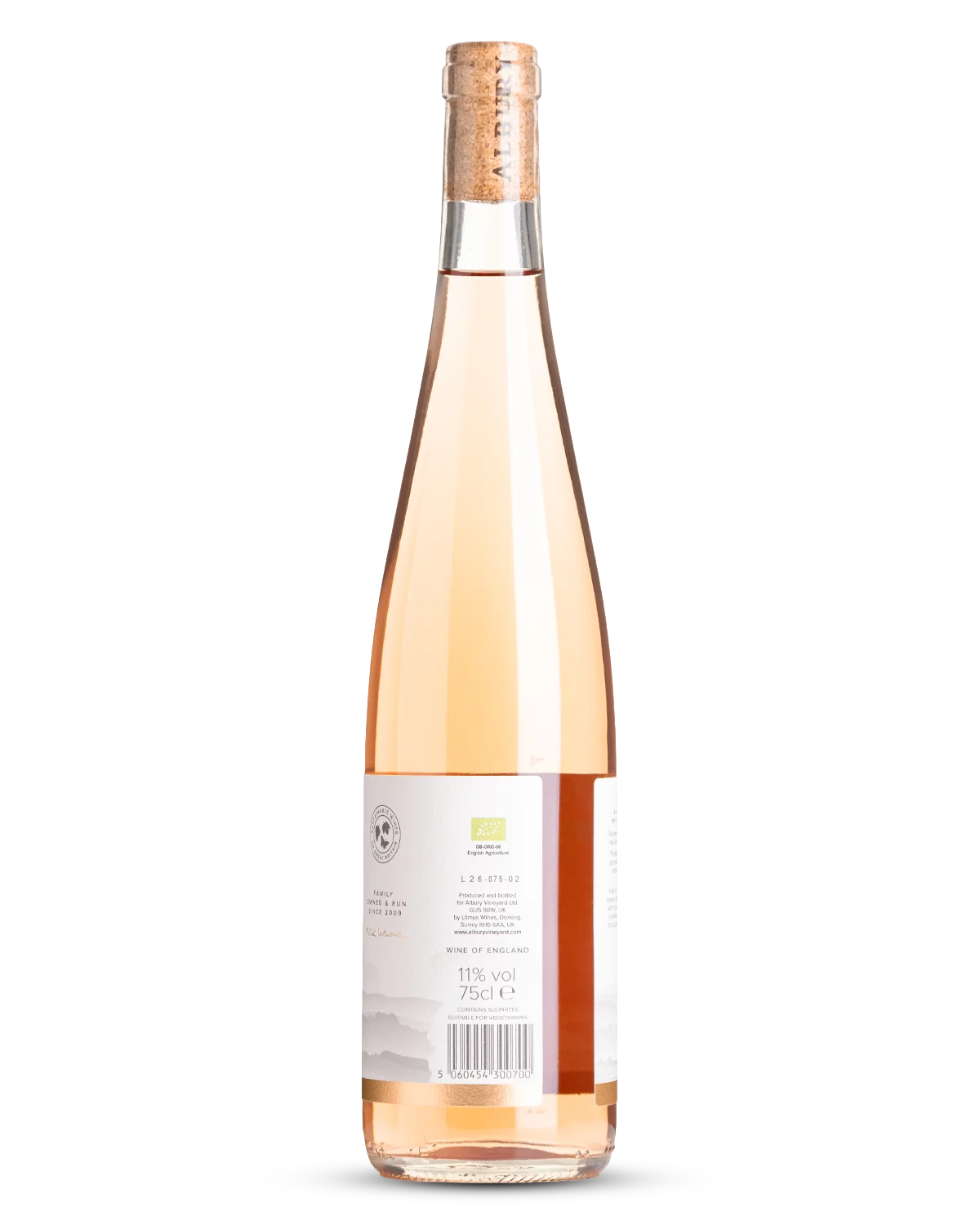 Albury Vineyard Silent Pool Rosé 2025 view 3