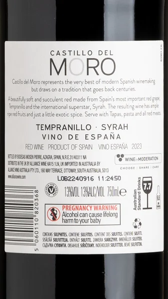 Castillo del Moro Tempranillo Syrah 2024 view 3