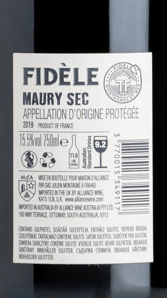 Fidele 'Soleilla', Maury Sec Rouge 2020 view 3