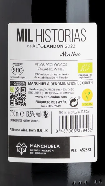 Bodegas Altolandon 'Mil Historias' Malbec 2022 view 3