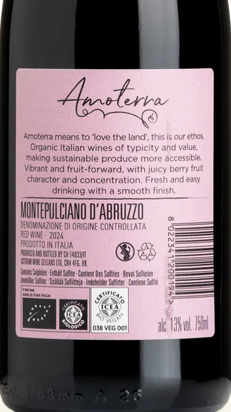 Amoterra Montepulciano d'Abruzzo 2024 view 3