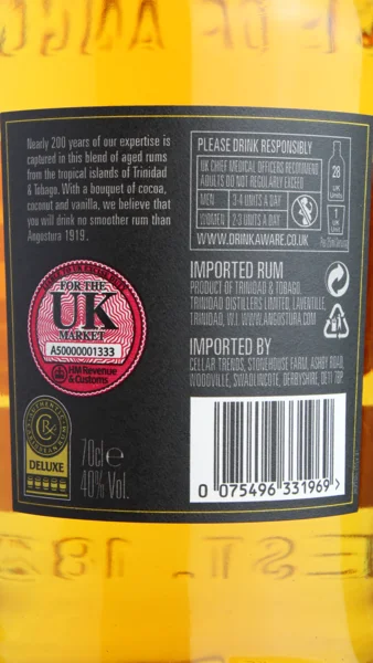 Angostura 1919 Caribbean Rum view 3