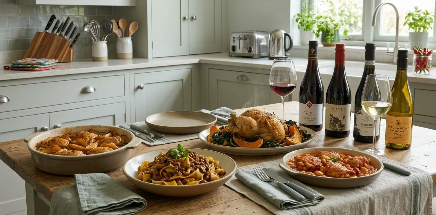 Autumnal Chicken Classics and What to Drink with Them