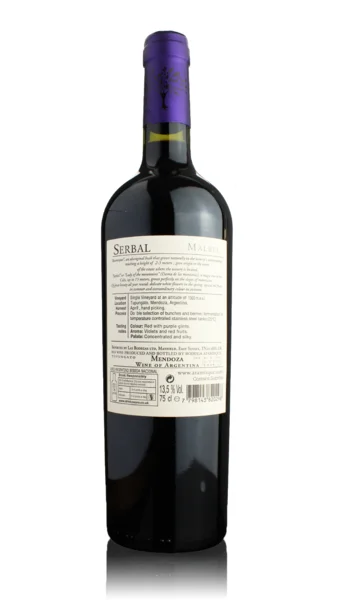 Serbal Malbec, Bodega Atamisque 2024 view 2