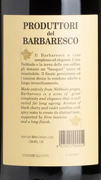 Produttori del Barbaresco, Barbaresco 2022 view 3
