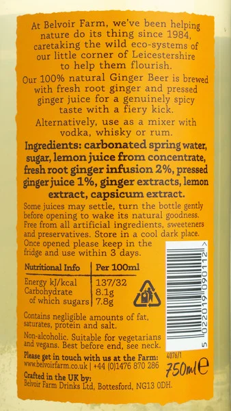 Belvoir Ginger Beer view 3
