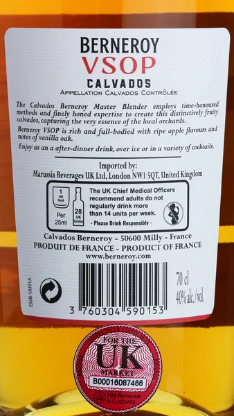 Calvados Berneroy VSOP view 3
