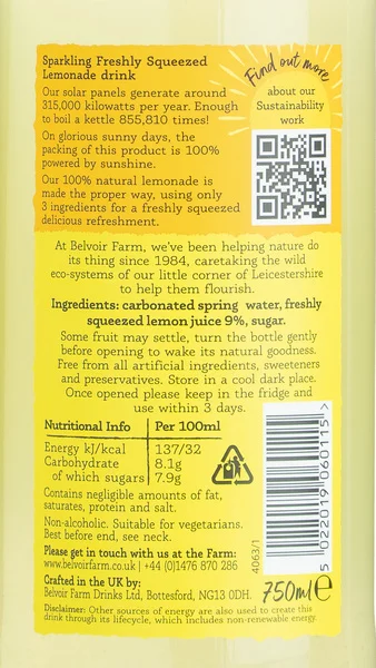 Belvoir Freshly Squeezed Lemonade view 3