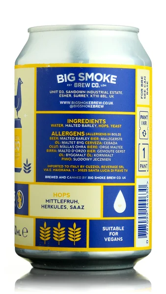 Big Smoke Lager Helles view 2