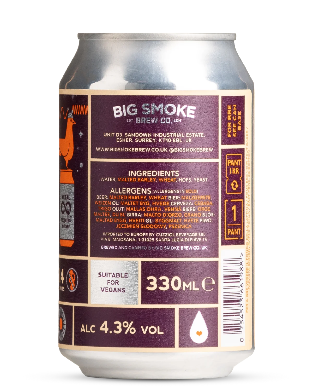 Big Smoke Universal Session IPA view 2