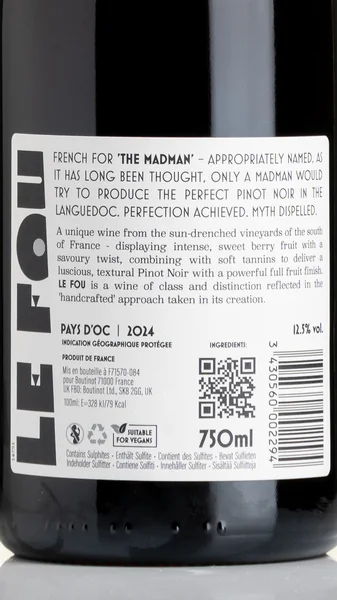 Le Fou Pinot Noir 2024 view 3