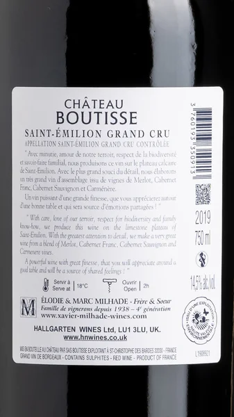 Château Boutisse, Saint-Emilion Grand Cru 2020 view 3