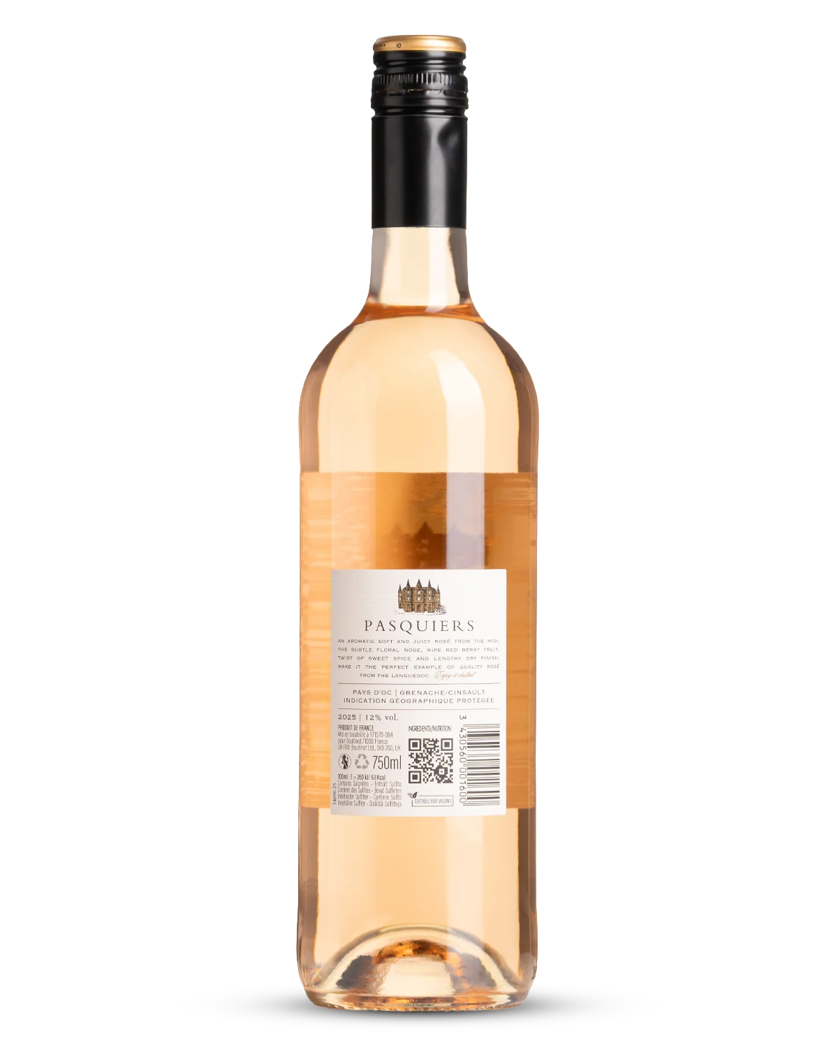 Pasquiers Grenache Cinsault Rosé 2025 view 2