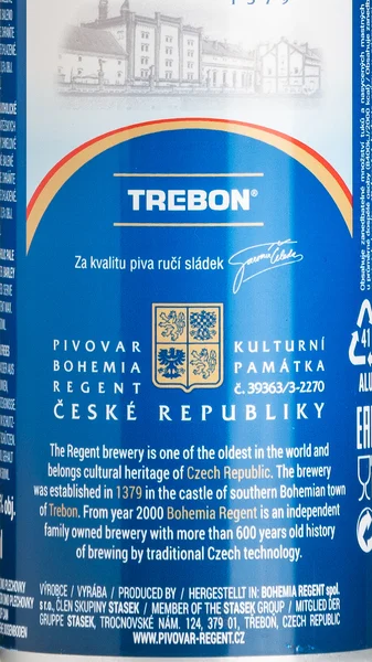 Bohemia Regent Renegat Alcohol Free Lager view 3