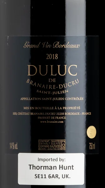 Duluc de Branaire-Ducru, Saint-Julien 2020 view 3