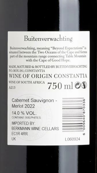 Buitenverwachting Cabernet Sauvignon Merlot 2023 view 3