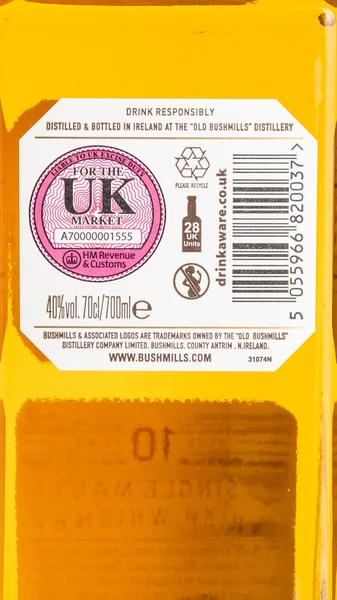 Bushmills 10 Year Old Single Malt Irish Whiskey view 3