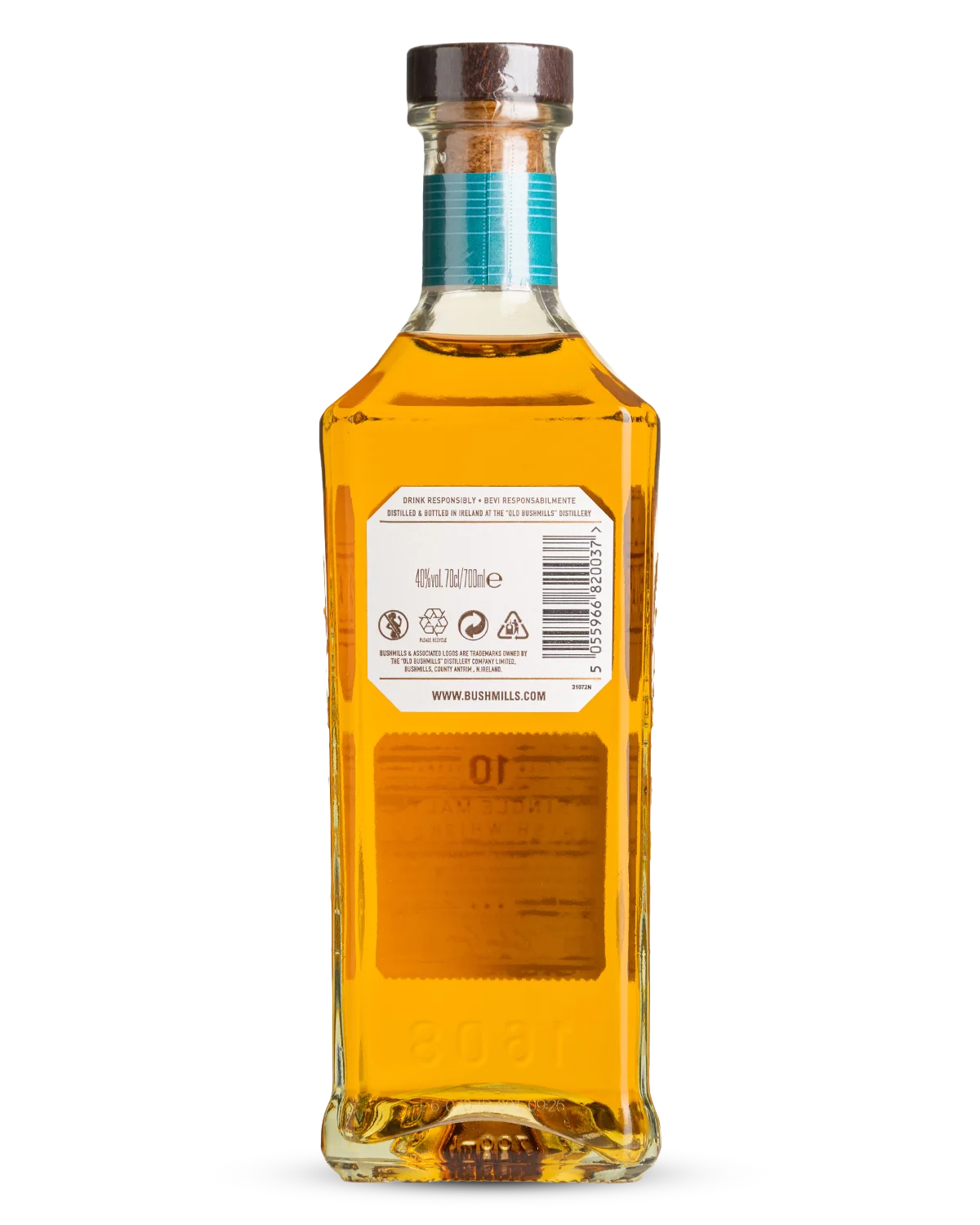 Bushmills 10 Year Old Single Malt Irish Whiskey view 3