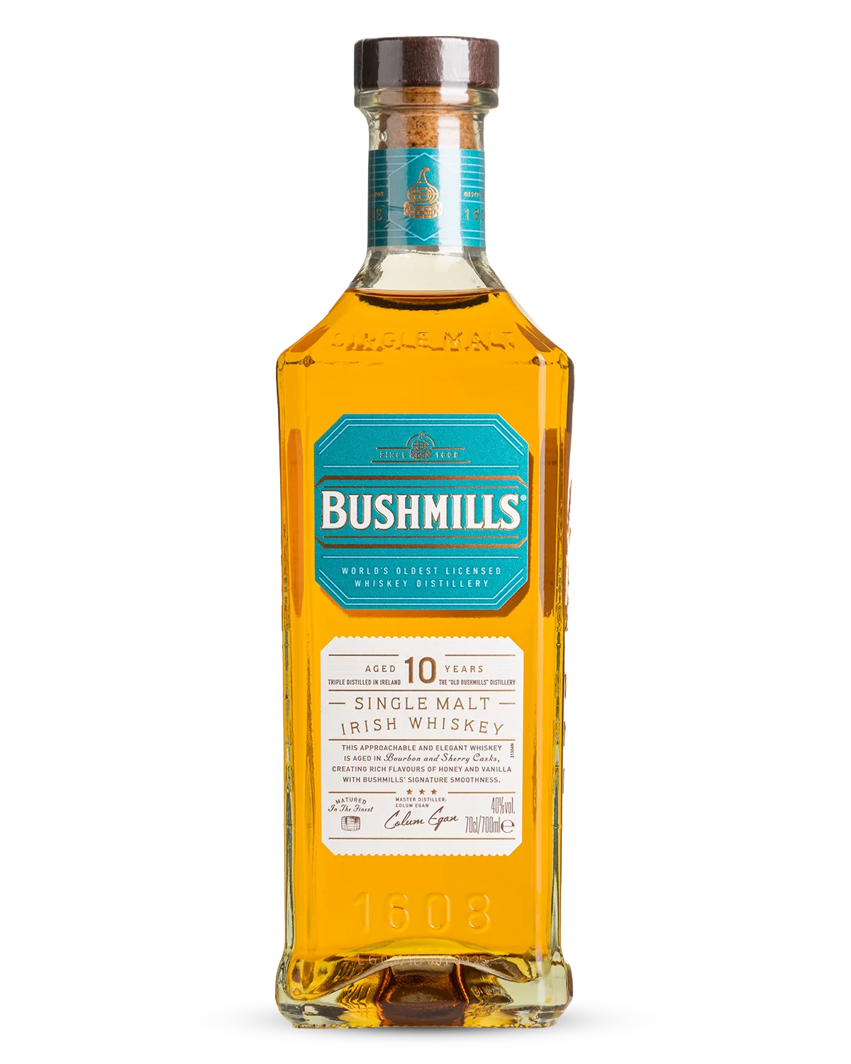 Bushmills 10 Year Old Single Malt Irish Whiskey view 2