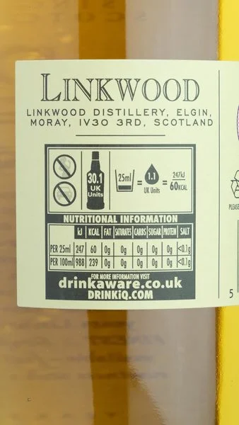 Linkwood 12 Year Old Speyside Single Malt view 3