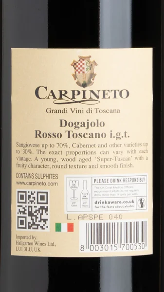 Carpineto 'Dogajolo' Toscana Rosso 2022 view 3