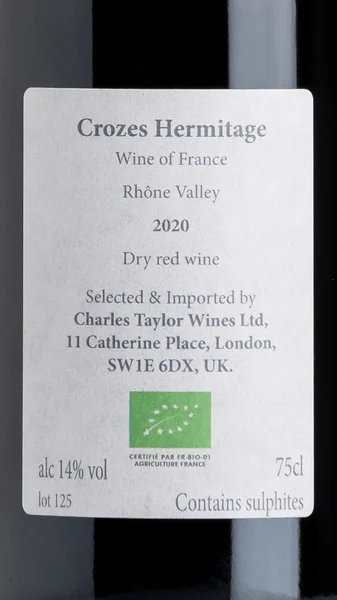 Crozes Hermitage, Yann Chave 2020 view 3