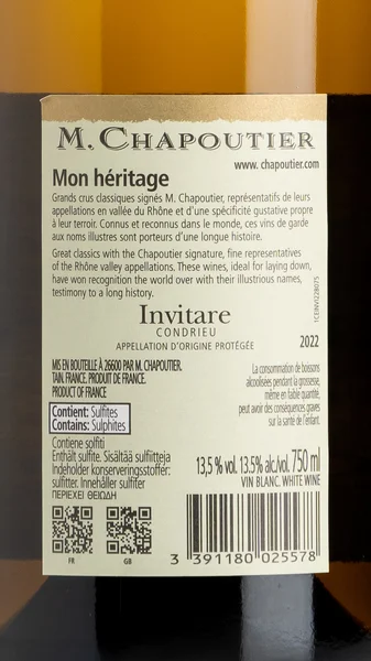 Condrieu Invitare, M. Chapoutier 2023 view 3