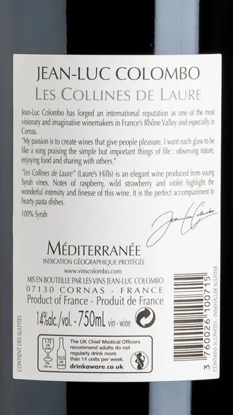 Jean-Luc Colombo 'Les Collines de Laure' Syrah 2020 view 3