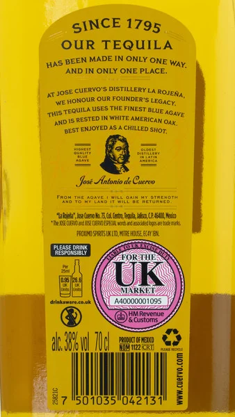 Jose Cuervo Especial Gold Tequila view 3