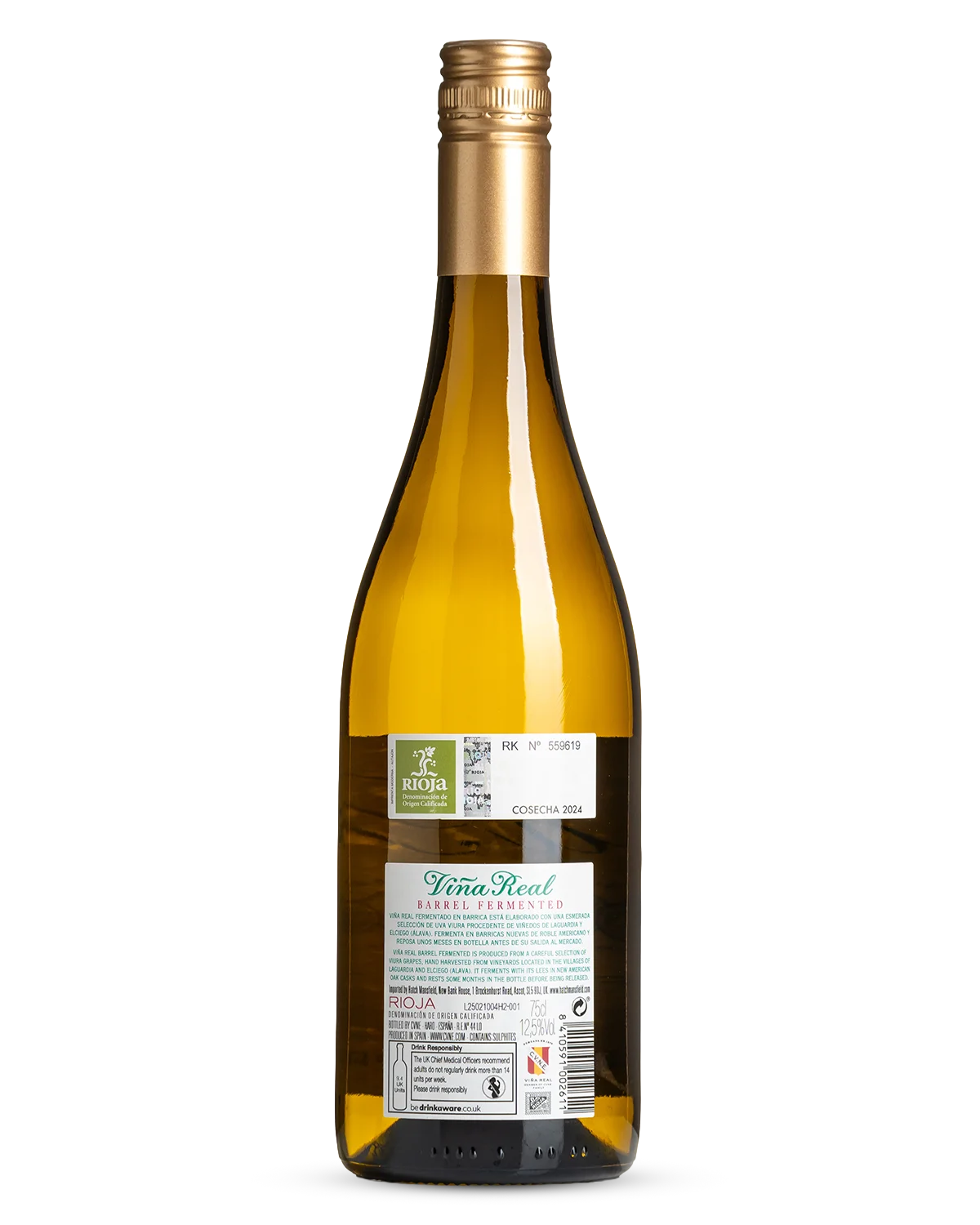 CVNE Viña Real Barrel Fermented Blanco, Rioja 2024 view 2