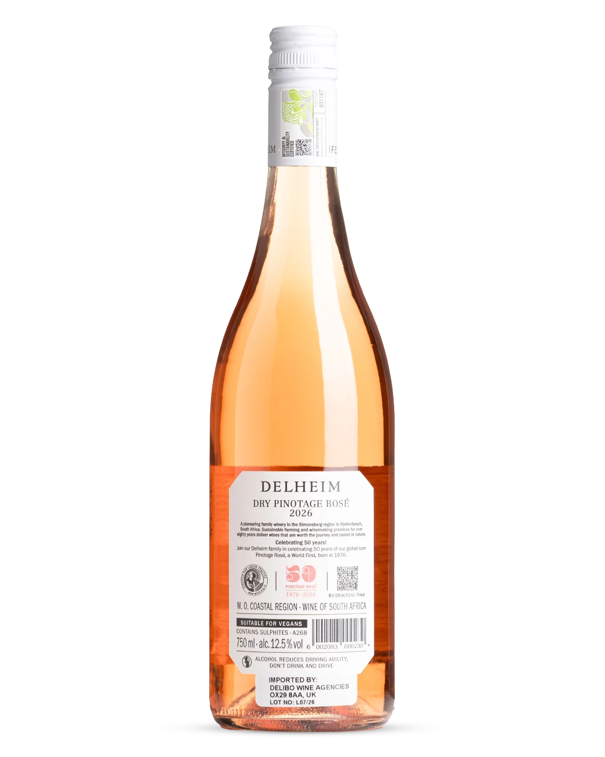 Delheim Pinotage Rosé 2026 view 2