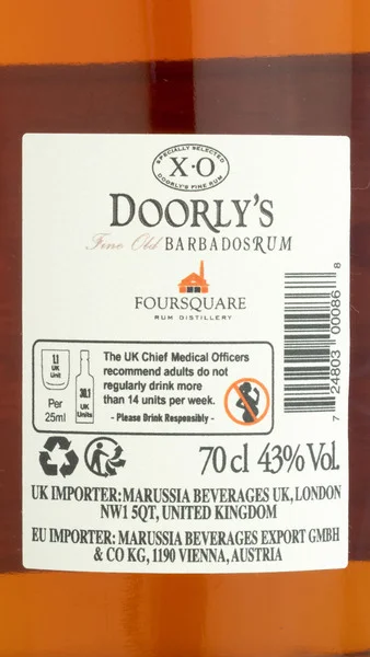 Doorly's XO Rum view 3