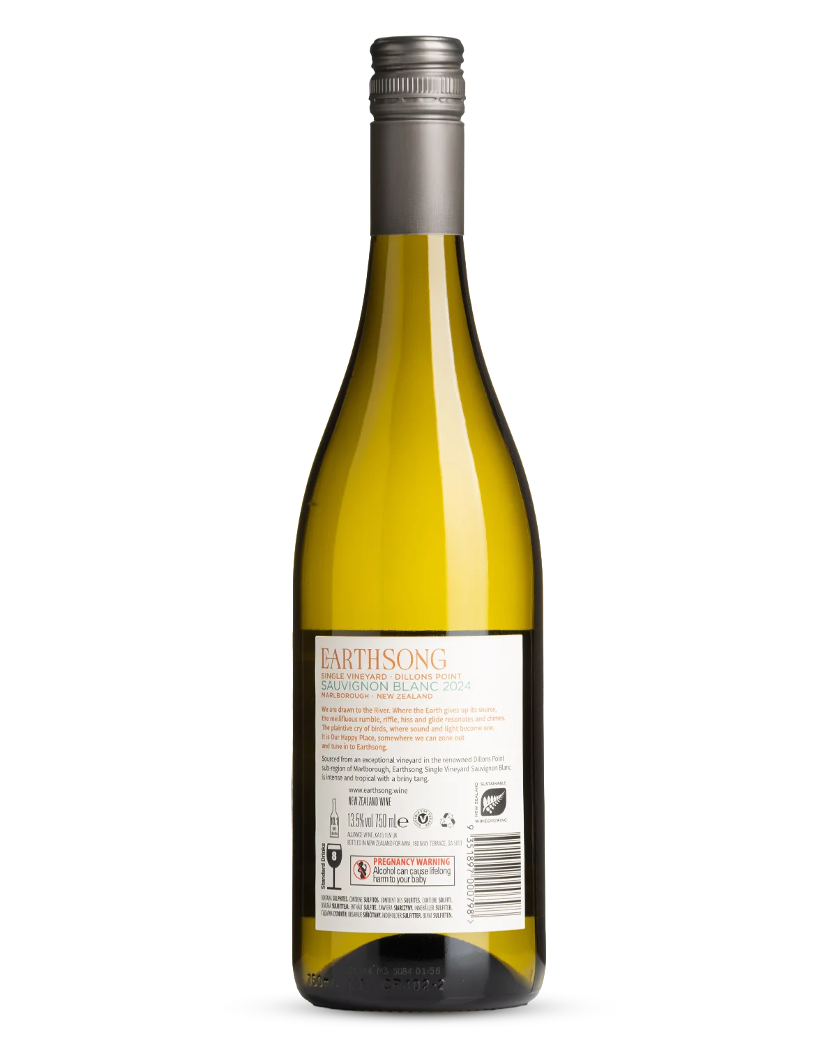 Earthsong Sauvignon Blanc, Marlborough 2025 view 2