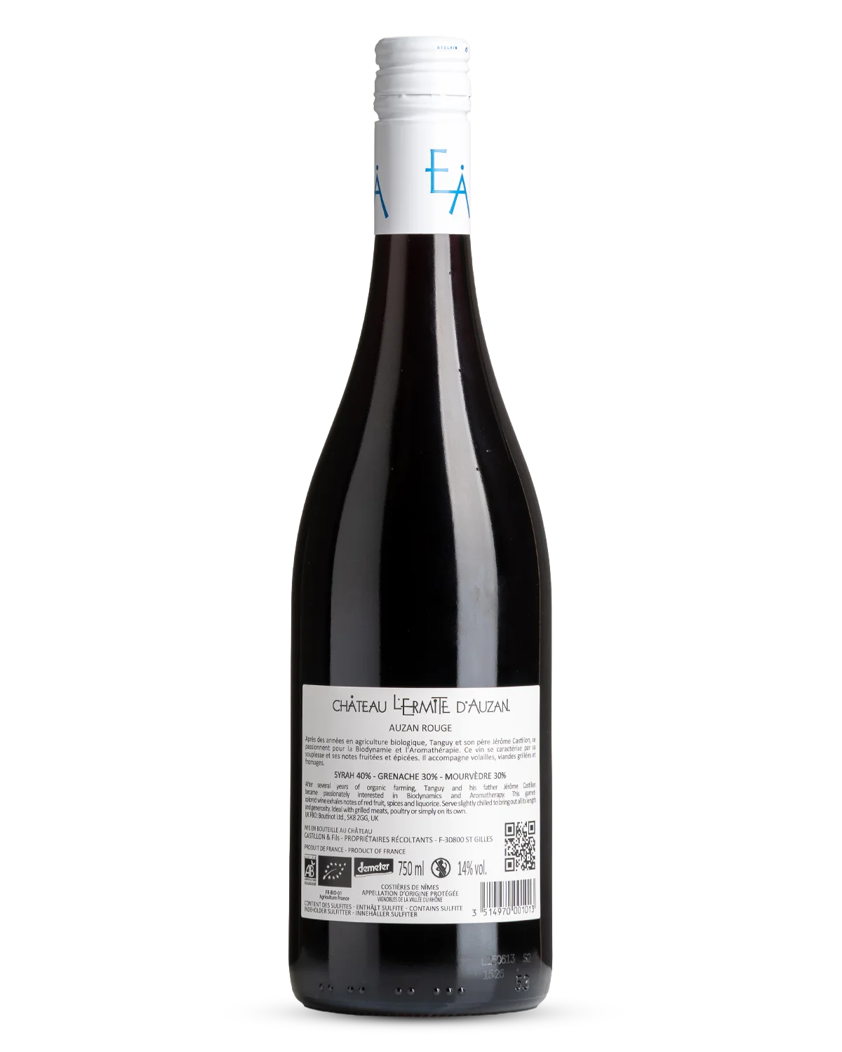 Château L'Ermite d'Auzan Rouge 2023 view 2