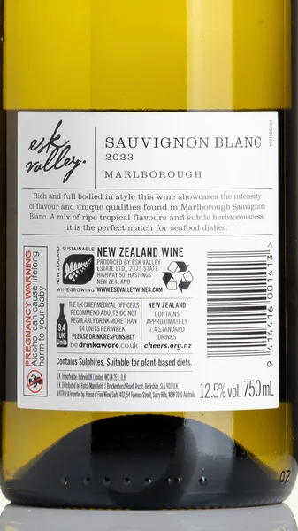 Esk Valley Marlborough Sauvignon Blanc 2024 view 3