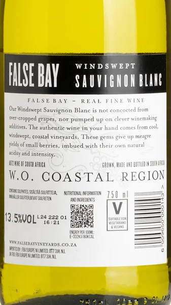 False Bay 'Windswept' Sauvignon Blanc 2025 view 3