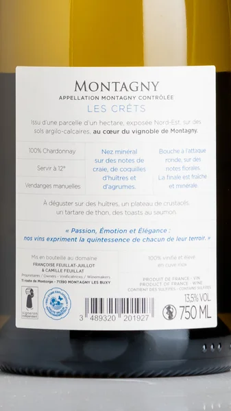 Montagny 'Les Crets', Domaine Feuillat-Juilllot 2022 view 3