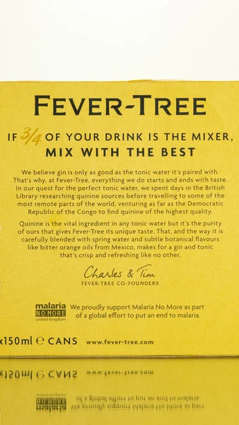 Fever Tree Premium Indian Tonic Water 8 x 150ml Can Pack view 2