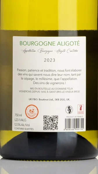 Bourgogne Aligoté, Domaine Felix 2023 view 3