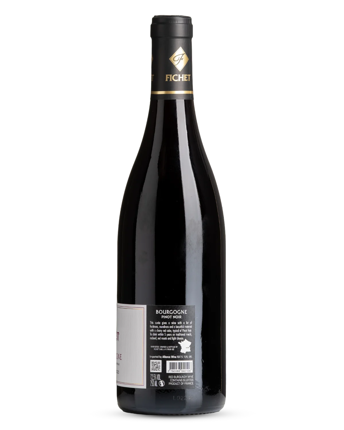 Bourgogne Pinot Noir, Domaine Fichet 2023 view 2