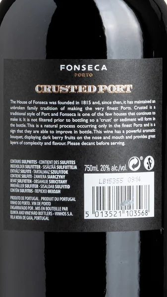 Fonseca Crusted Port NV view 3