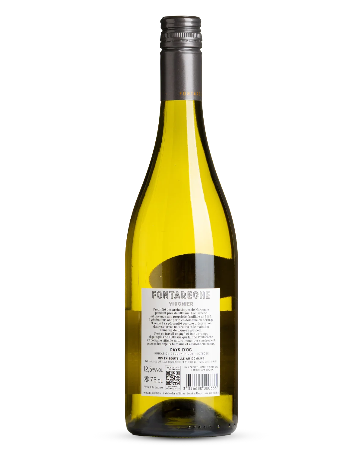 Fontarèche Viognier, Les Mijanelles 2025 view 2