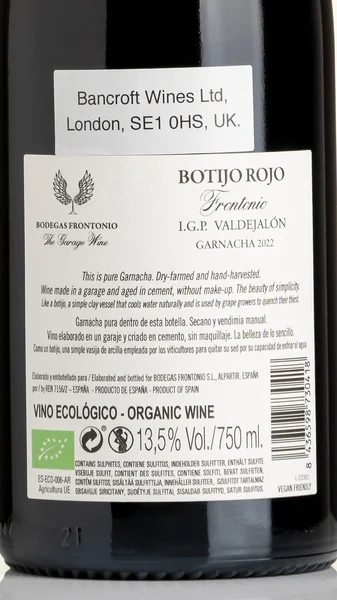 Botijo Rojo, Bodegas Frontonio 2024 view 3