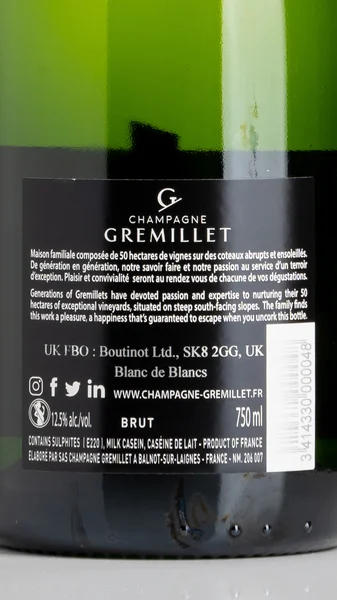 Champagne Gremillet Blanc de Blancs Brut NV view 3