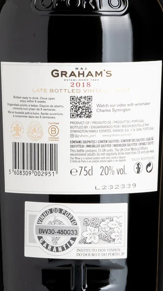 Graham's Late Bottled Vintage Port 2020 view 3