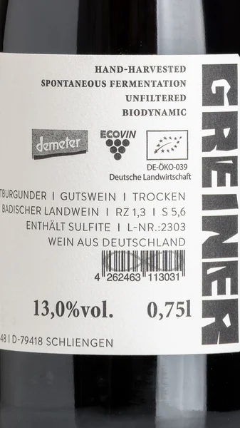 Greiner Spatburgunder 2023 view 3