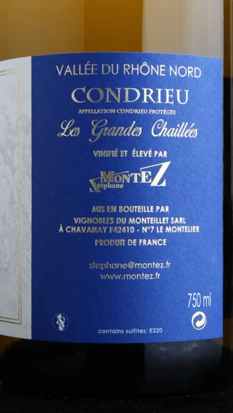 Condrieu Les Grandes Chaillées, Domaine du Monteillet 2023 view 5